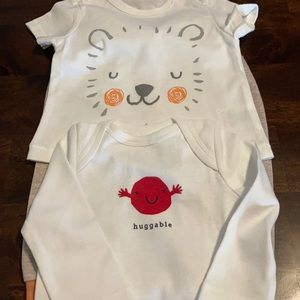 NEW baby GAP tee and Absorba outfit
